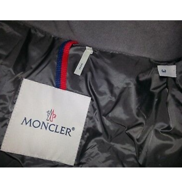 MONCLER Grey Women's Torcyn Nylon Down Puffer Coat - Picture 4 of 5
